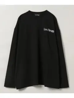 JEANASIS【Les Fleurs】オーバーカットLS ブラック Fのサムネイル