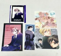 桜蘭高校ホスト部　コラボカフェ　特典2点　アクリルカード　コースター　5点セット