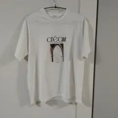 しまむら 田中里奈 Ｍ プリント 半袖Tシャツ mysa closetのサムネイル