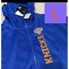 バスケ NBA KNICKS ジャケット 速乾 水陸　薄手 パーカー Lのサムネイル