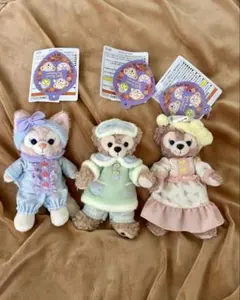 ダッフィー　シェリーメイ　リーナベル　ぬいぐるみバッジ　フォールズサウンド