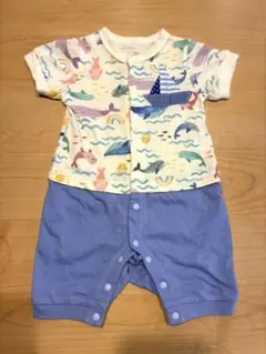 BIT'Z 海の生き物柄 ロンパース カバーオールのサムネイル