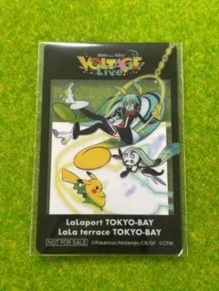 ポケモン　初音ミク　クリアカード　 ららぽーと　ポケミク　非売品