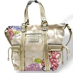 Y2K COACH POPPY 2way Daisy Signature