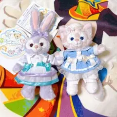 ディズニーシー25周年 ぬいぐるみバッジ ステラルー リーナベル　２点セット