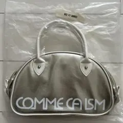 COMME CA ISM シルバー ハンドバッグ