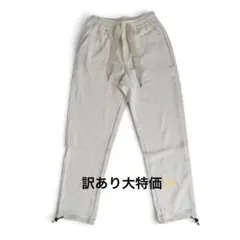 ワケあり大特価✨ MistyQueen イージーパンツ ワイドパンツ アイボリー