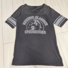 希少 ヒステリックグラマー ヒスガール ナンバリング Tシャツ グレー F