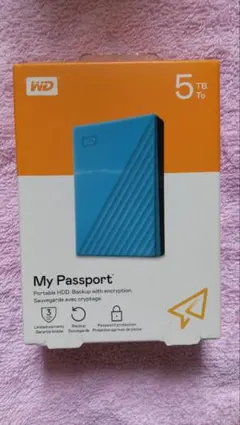 新品 WD My Passport 5TB ポータブルHDD