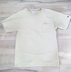 美品Champion ポケットTシャツ グレージュ XXLのサムネイル