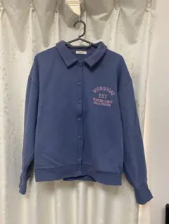 studioCLIP＊スウェットポロカーデ