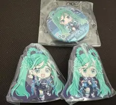 マジカルミライ2025 カプセルトイ 缶バッジ ラバーマスコット 初音ミク