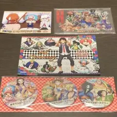 公*o様 ONEPIECE 東京ワンピースタワー グッズまとめ売り 缶バッジ ア