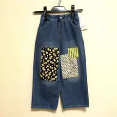 AI ARAI　パッチワーク デニムパンツ 110