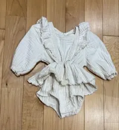 韓国子供服　hibye bebe ロンパース　ハイベベ　S 80 ベビー服