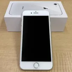 Apple iPhone8 64GB シルバー SIMフリー イヤホン未使用