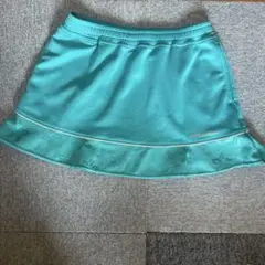 レディース　テニス　スコート　水色 花柄　Mサイズ