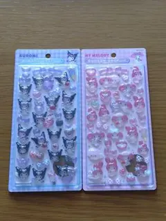 【正規品・新品未開封】クロミ＆マイメロ　ボンボンドロップシール