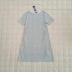 新品！　PART２　ジュンコシマダ　半袖　ワンピース　ストライプのサムネイル