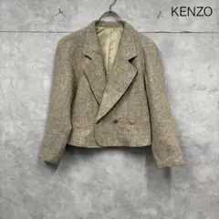 KENZO ケンゾー ダブル ショート丈 ウールジャケット　日本製 N2598のサムネイル