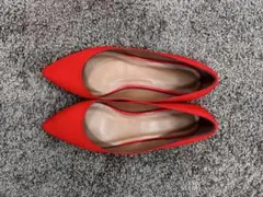 ポインテッド フラットシューズ / パンプス(1.5cmヒール)-撥水-