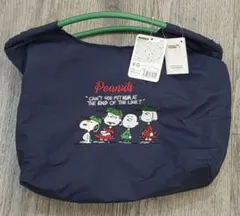 S82 スヌーピー 2WAY トートバッグ ワッシャーバッグ 刺繡