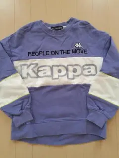 BLUE CROSS Kappa トレーナー 紫色 ストライプ