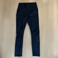 スカーラ　ネイビー　ハイウエスト ヨガパンツ