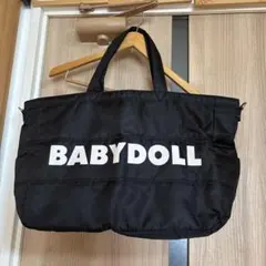 BABYDOLL ブラック トートバッグのサムネイル