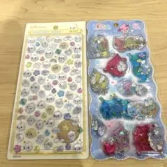 正規品ポップアップ　しずくちゃんボンボンドロップシール＆キャラクターシールセット