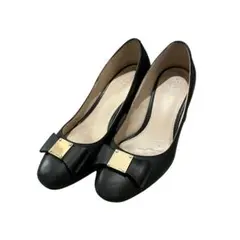 COLE HAAN コールハーン パンプス リボン レザー 22cm