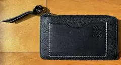ロエベ　コインカードホルダー　ブラック