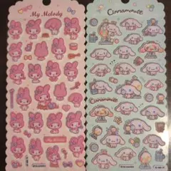 Sanrio My Melody Cinnamoroll ステッカー 2枚