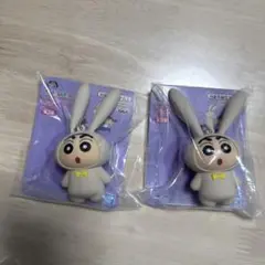 クレヨンしんちゃん お耳が動く!シリコンマスコット　2個セット