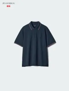 【新品】ユニクロ JW ANDERSON ドライカノコポロシャツ L ネイビー