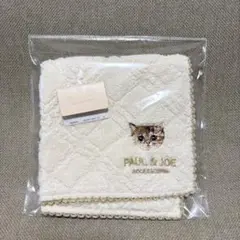 【新品】PAUL & JOE ACCESSOIRES 猫刺繍 タオルハンカチのサムネイル