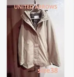 UNITED ARROWS 厚手フード付きスタンドカラーコート【即日発送】