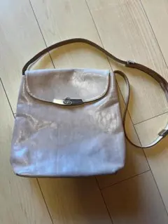 極美品【ASHELEN mini/アッシュエレンミニ】 2WAYバッグ_ゴールド 