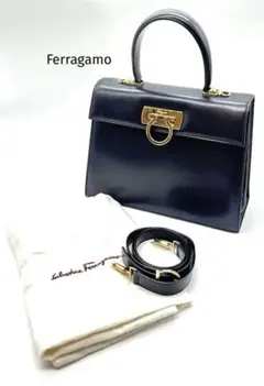 Ferragamo フェラガモ ガンチーニ 2WAYバッグ