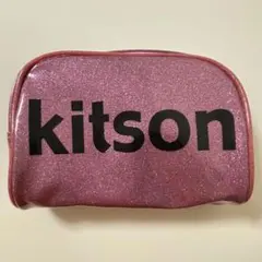 kitson ピンク ラメ ポーチ 大容量のサムネイル