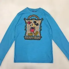 Disney ミッキーマウス 長袖Tシャツ 00s y2k 平成ギャル