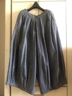 ウエストゴム ガウチョパンツ