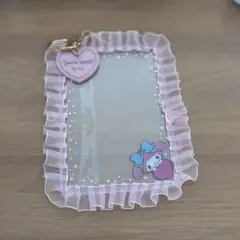マイメロディ フリル付き硬質カードケース