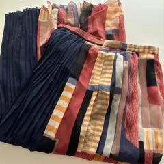 Steven Alan プリーツスカート マルチカラー Mのサムネイル