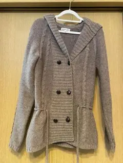 LACOSTE フード付きカーディガン 38