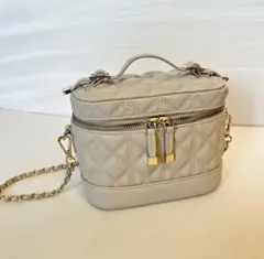 【美品】RANDA キルティング2WAYバニティバッグ