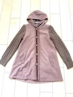 K*y様 最終値下げ　アクシーズファム　ワンピース風コート　淡ピンク　Mサイズ