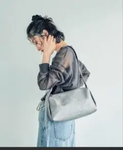 レプシム　フェイクレザーソフトショルダー