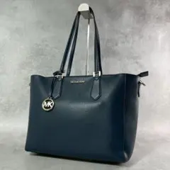 ✨極美品✨マイケルコース　キンバリー　3-in-1 トートバッグ　レザー　紺色