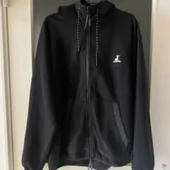 INHERTIT フリース　パーカー　黒　インヘリット